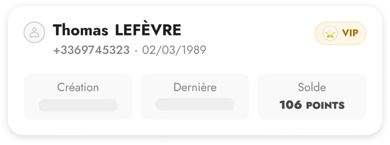 Exemple de client VIP